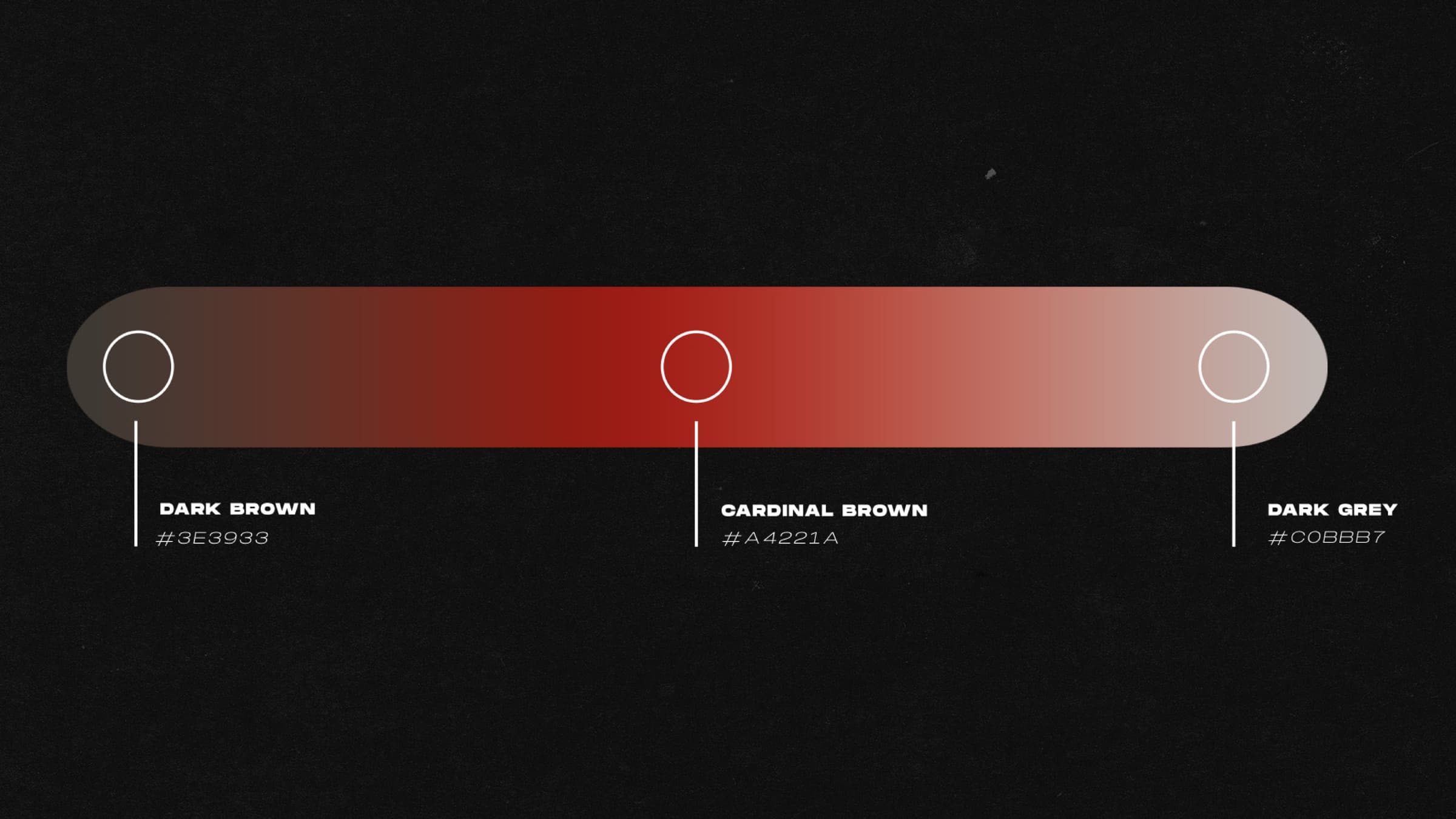 Color palette · Dark Brown · Cardinal Brown · Dark Grey