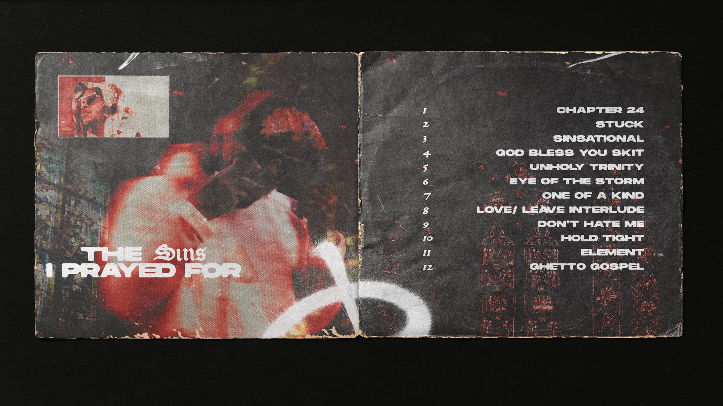 The Sins I Prayed For · Front + back cover spread